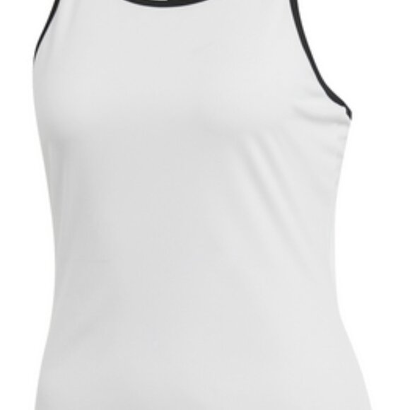 Women's Adidas Club Tank White & Black DUO951Large L - Picture 7 of 7